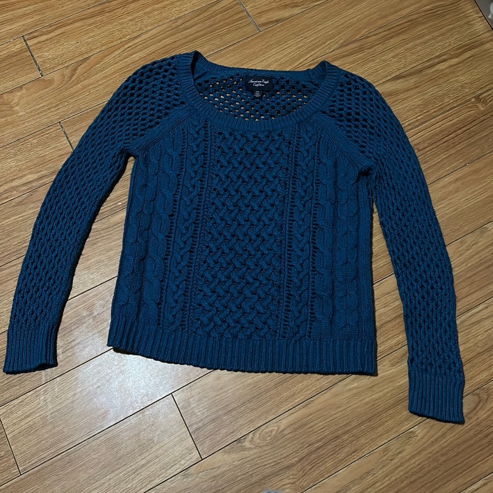 American Eagle Outfitters Open Knit Sweater